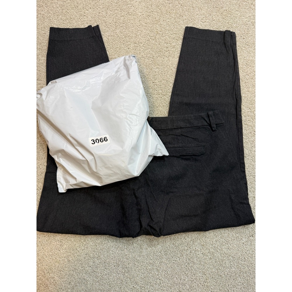 Old Navy Pixie High Rise Ankle Pants Womens 20 Charcoal Gray Heathered Stretch - Picture 5 of 5